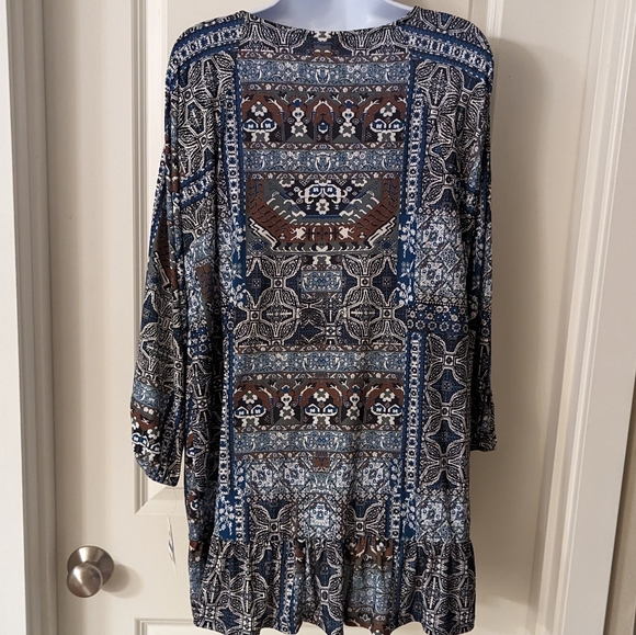 Boho Style Top Size XL (NWT) - Picture 3 of 9